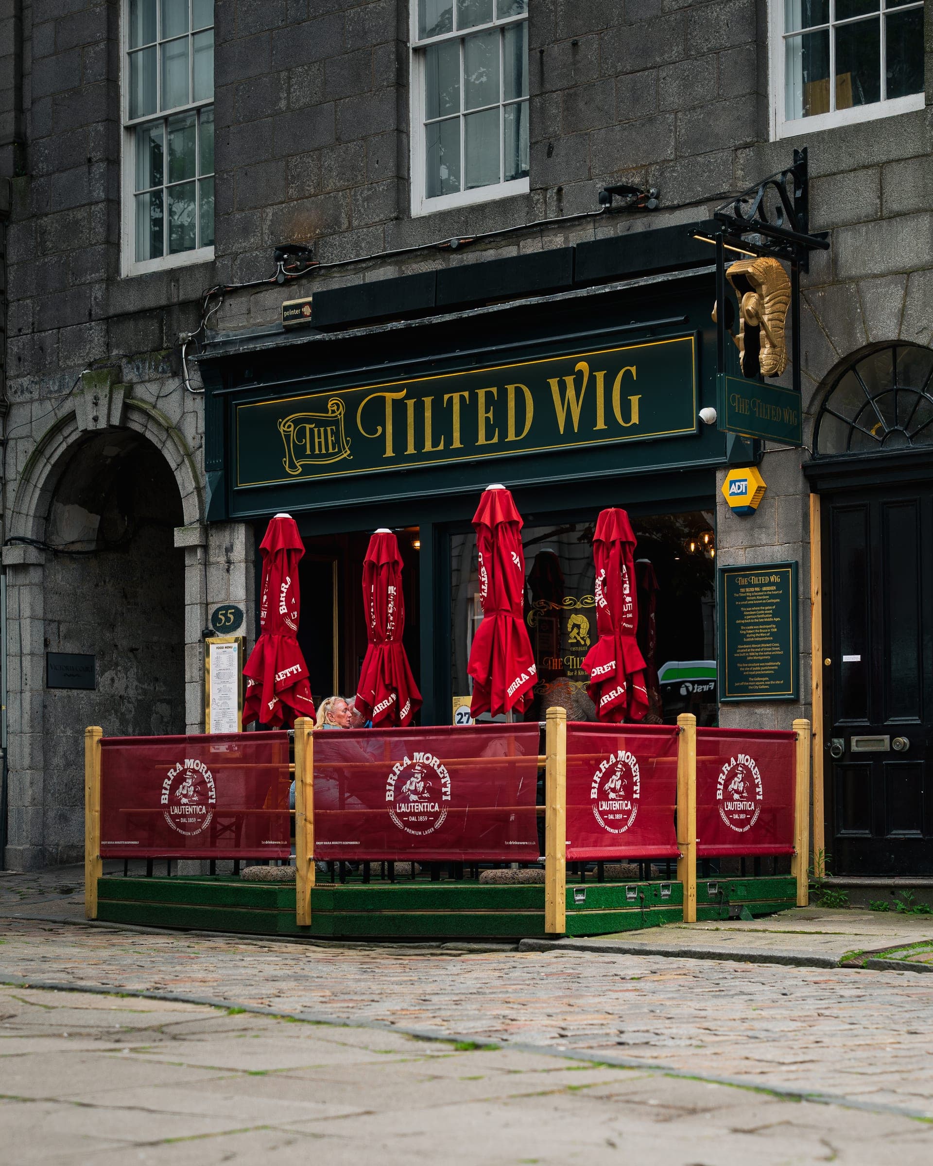 The Tilted Wig pavement terrace